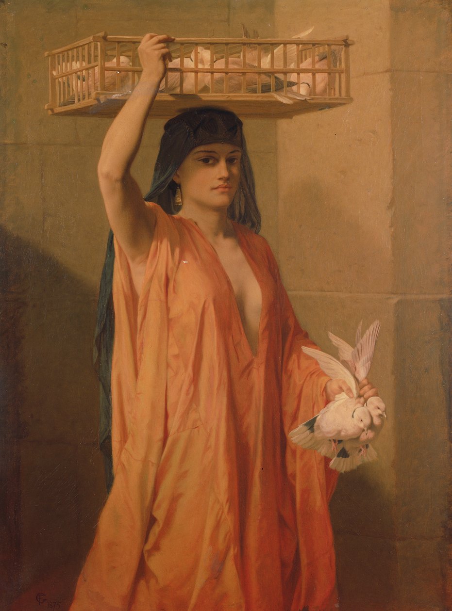 güvercin satıcısı by Frederick Goodall