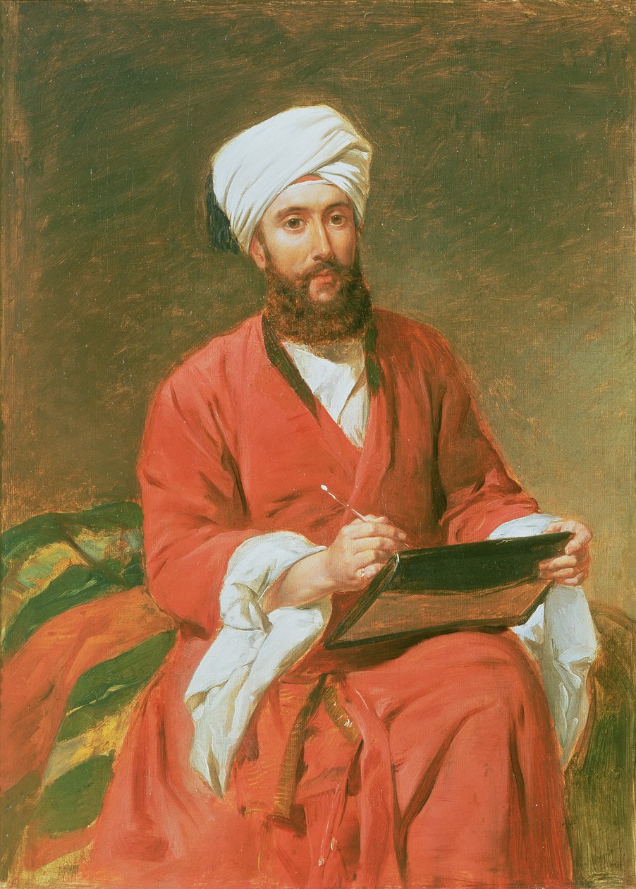 Bir Türk Paşa by Frederick Goodall