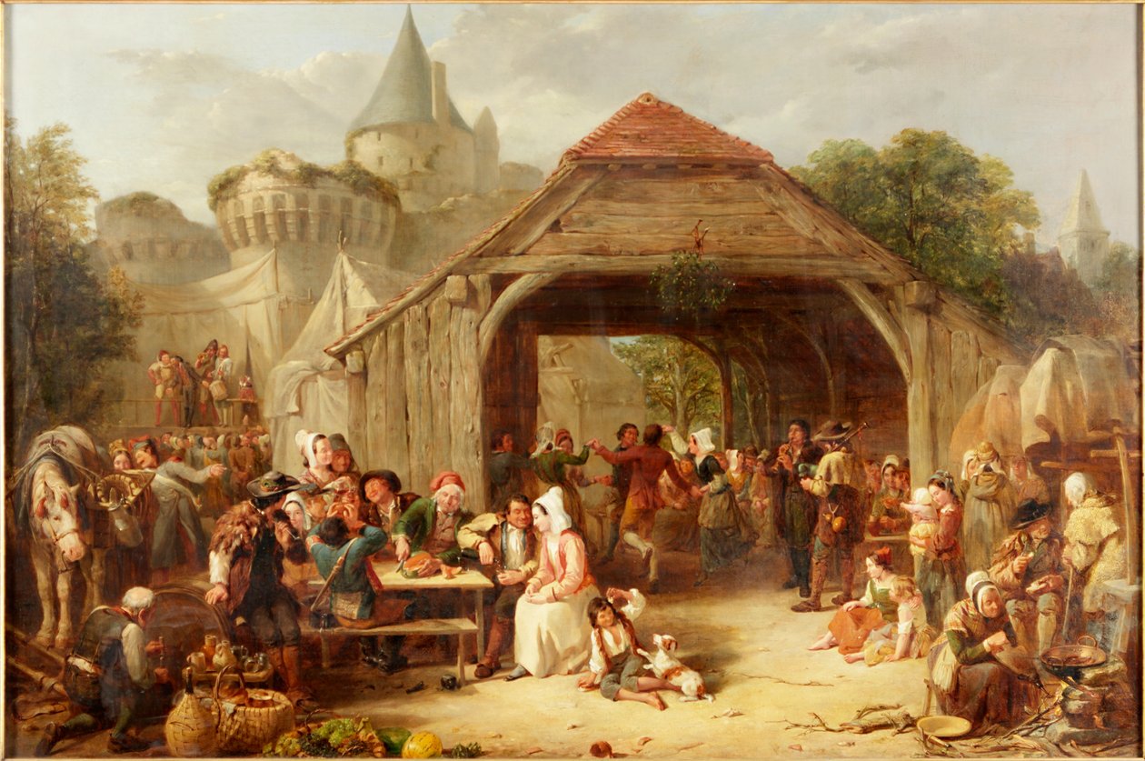 ಮೆರ್ರಿಮೇಕಿಂಗ್, 1841 ಟರ್ಕ್ by Frederick Goodall