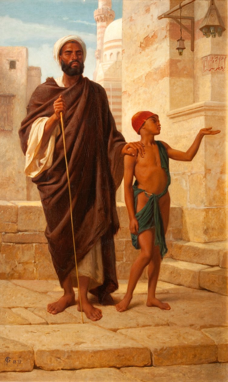 Kör Dilenci, 1872 by Frederick Goodall