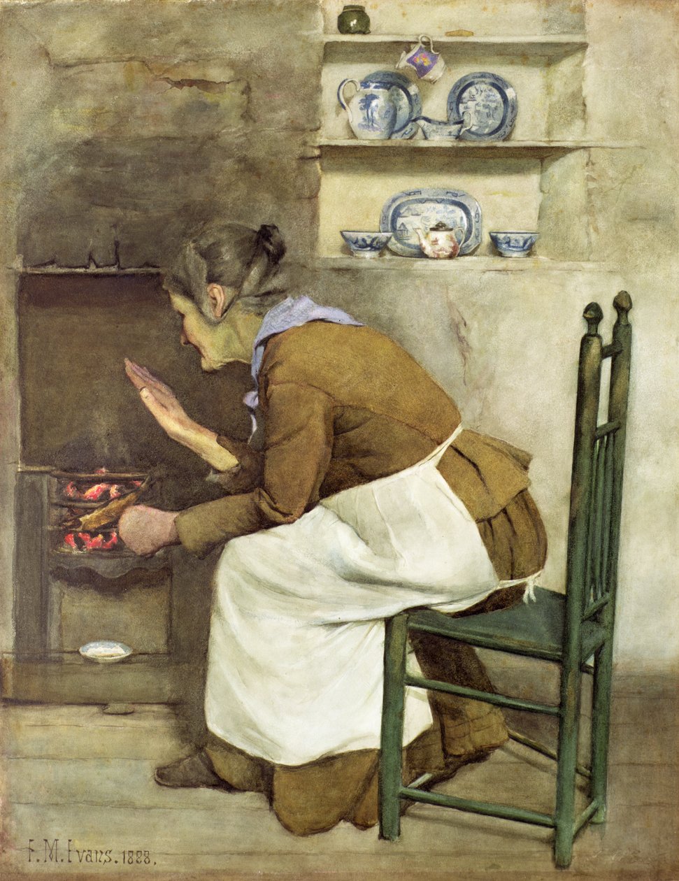tutumlu bir yemek by Frederick James McNamara Evans