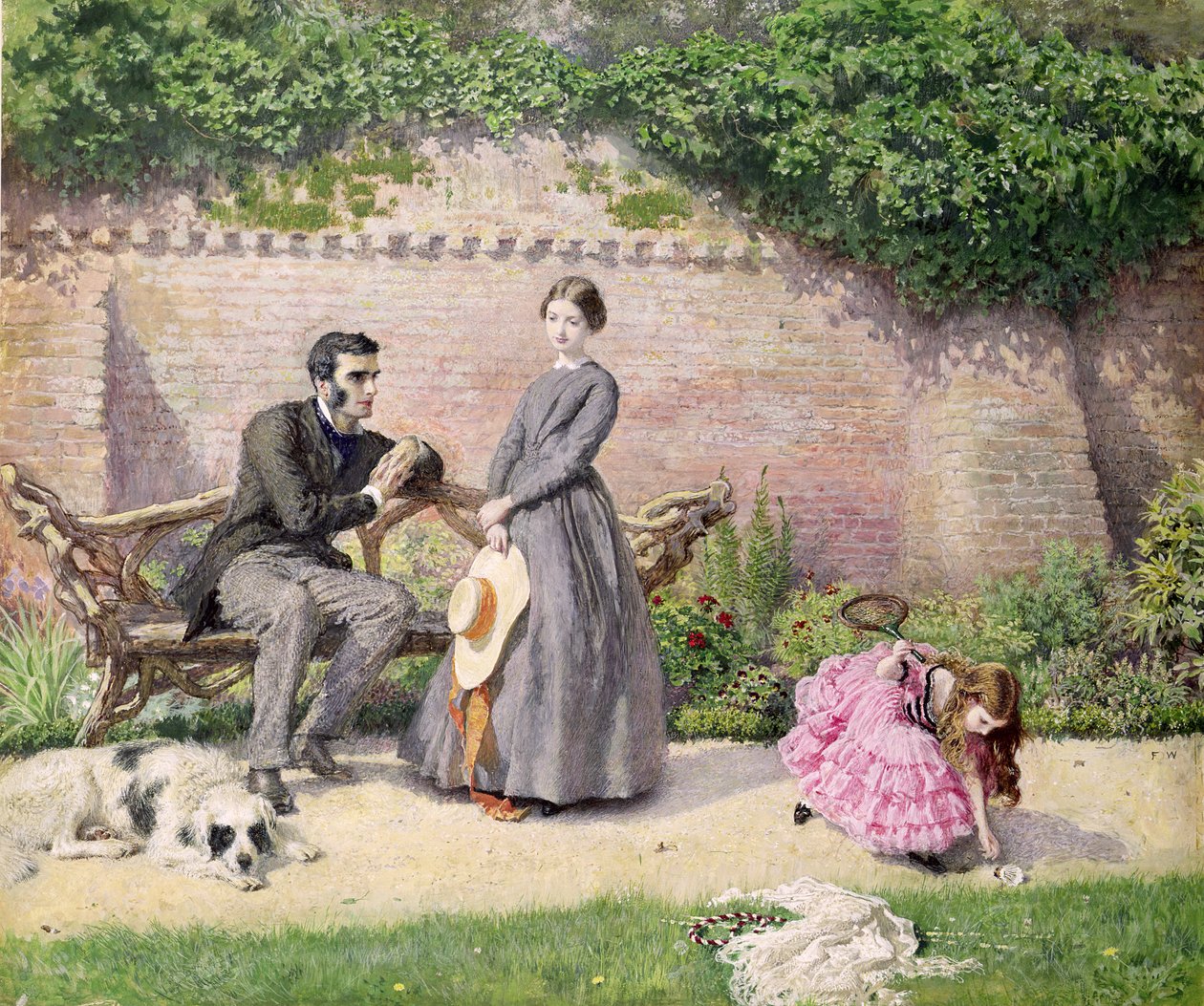 Rochester ve Jane Eyre by Frederick Walker