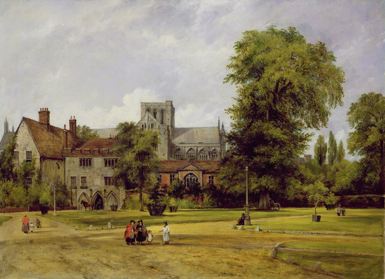 Winchester Katedrali, 1848 by Frederick Waters Watts