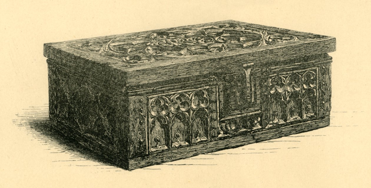 Meşe kutusu, 14. yüzyıl, 1881. by Frederick Albert Slocombe