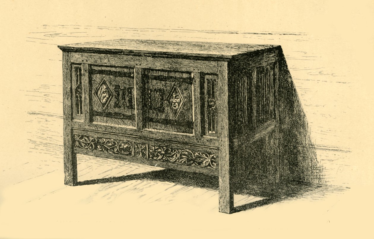 Meşe sandığı, 1460-1480, 1881. by Frederick Albert Slocombe