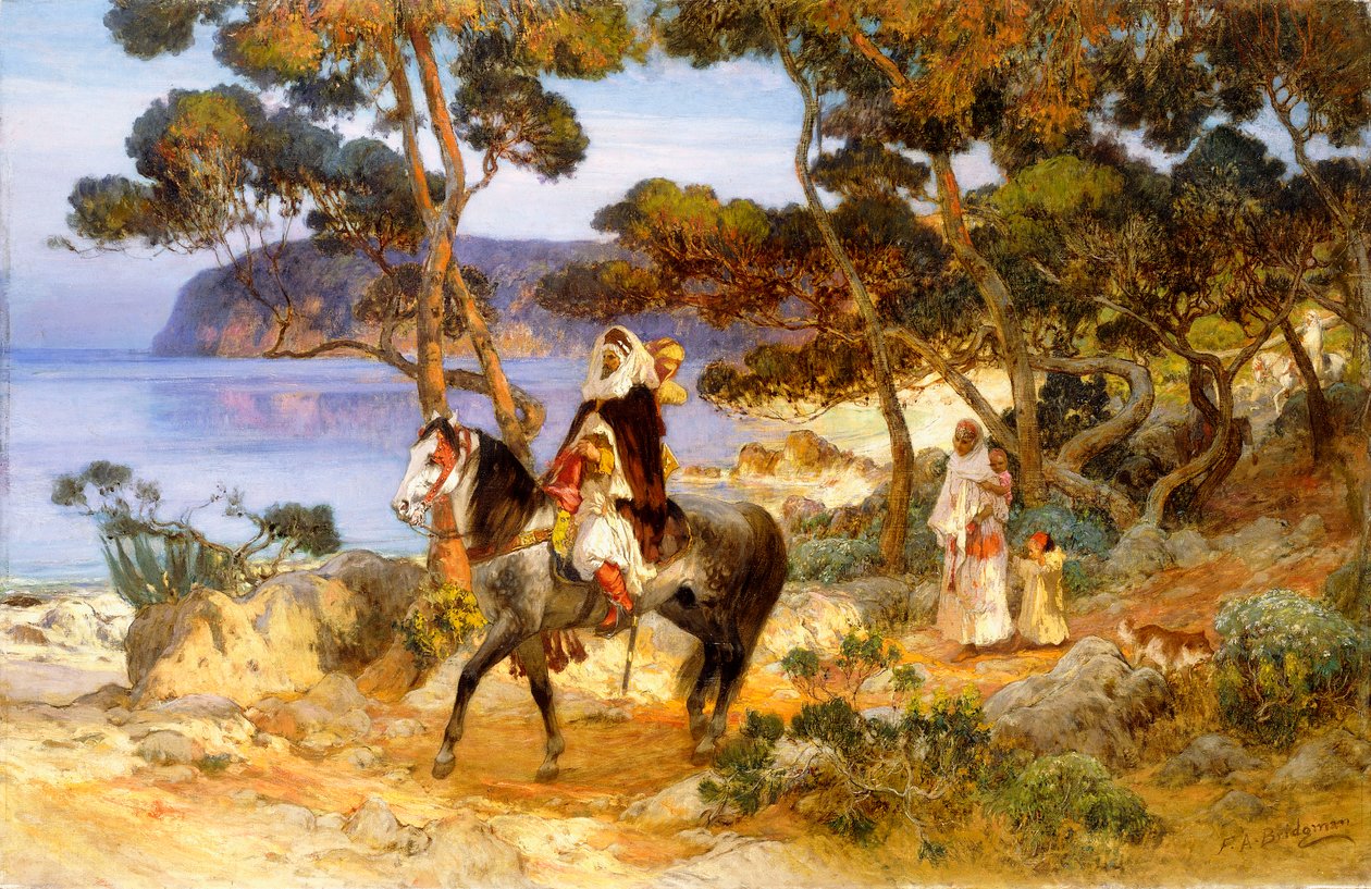 Bir Sahil Yolu, by Frederick Arthur Bridgman