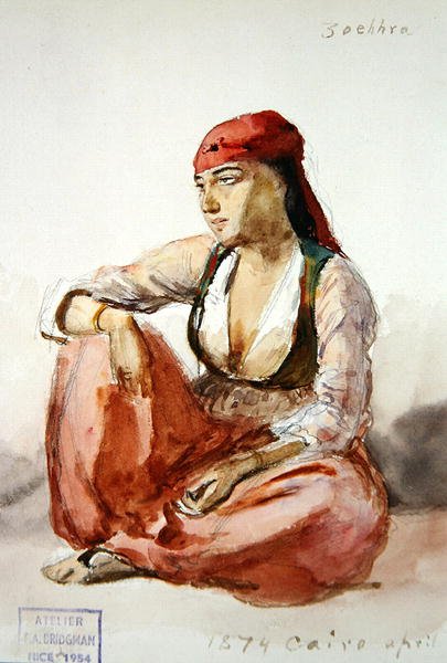 Oturan Kadın 