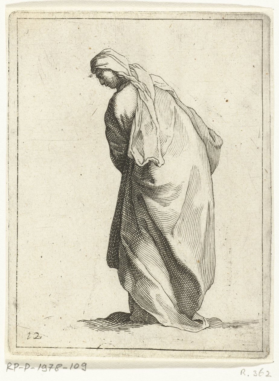 koşan kadın 15 küçük figür (dizi başlığı) by Frederick Bloemaert