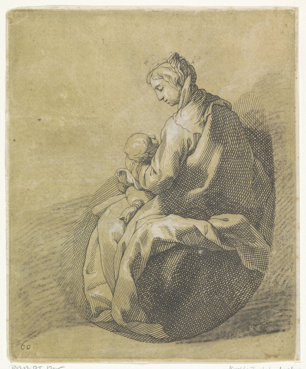 İsa Çocuk ile Meryem by Frederick Bloemaert