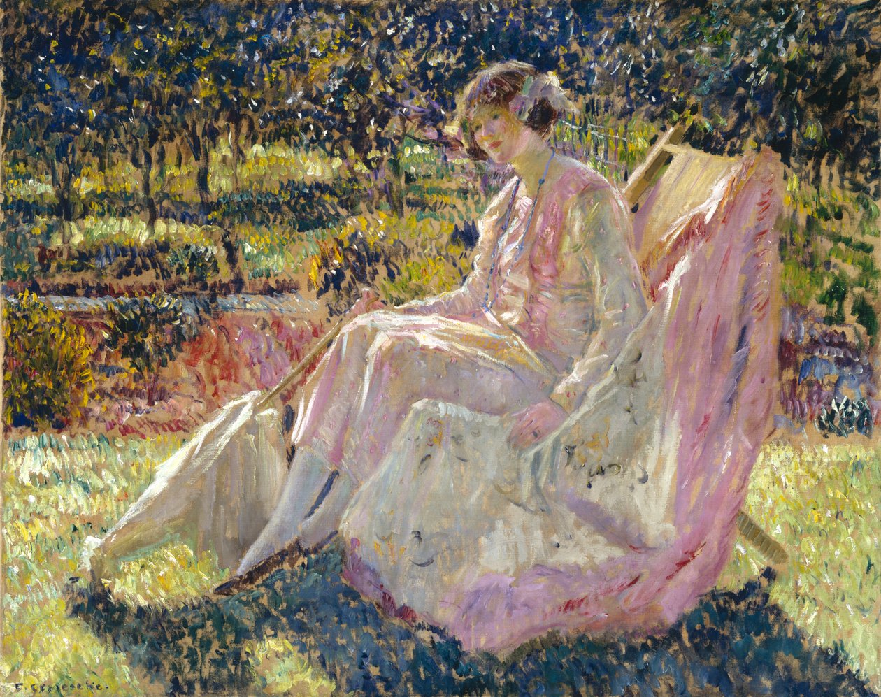 Güneşlenme, c.1913 by Frederick Carl Frieseke