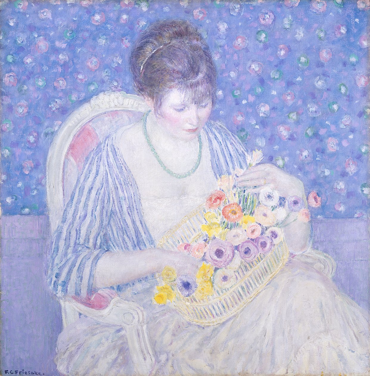 Çiçek Sepeti, c.1913-17 by Frederick Carl Frieseke