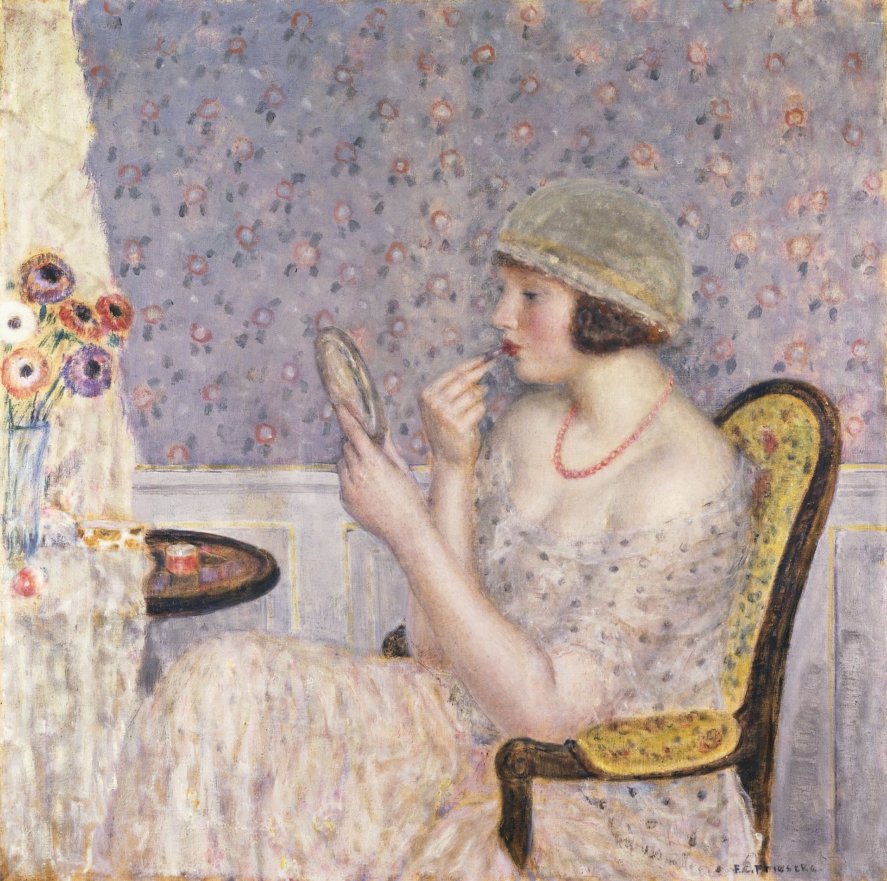 Tuvalet Masasında Kadın by Frederick Carl Frieseke