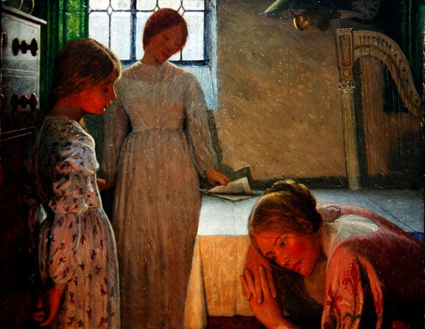 Bir Kış Akşamı by Frederick Cayley Robinson