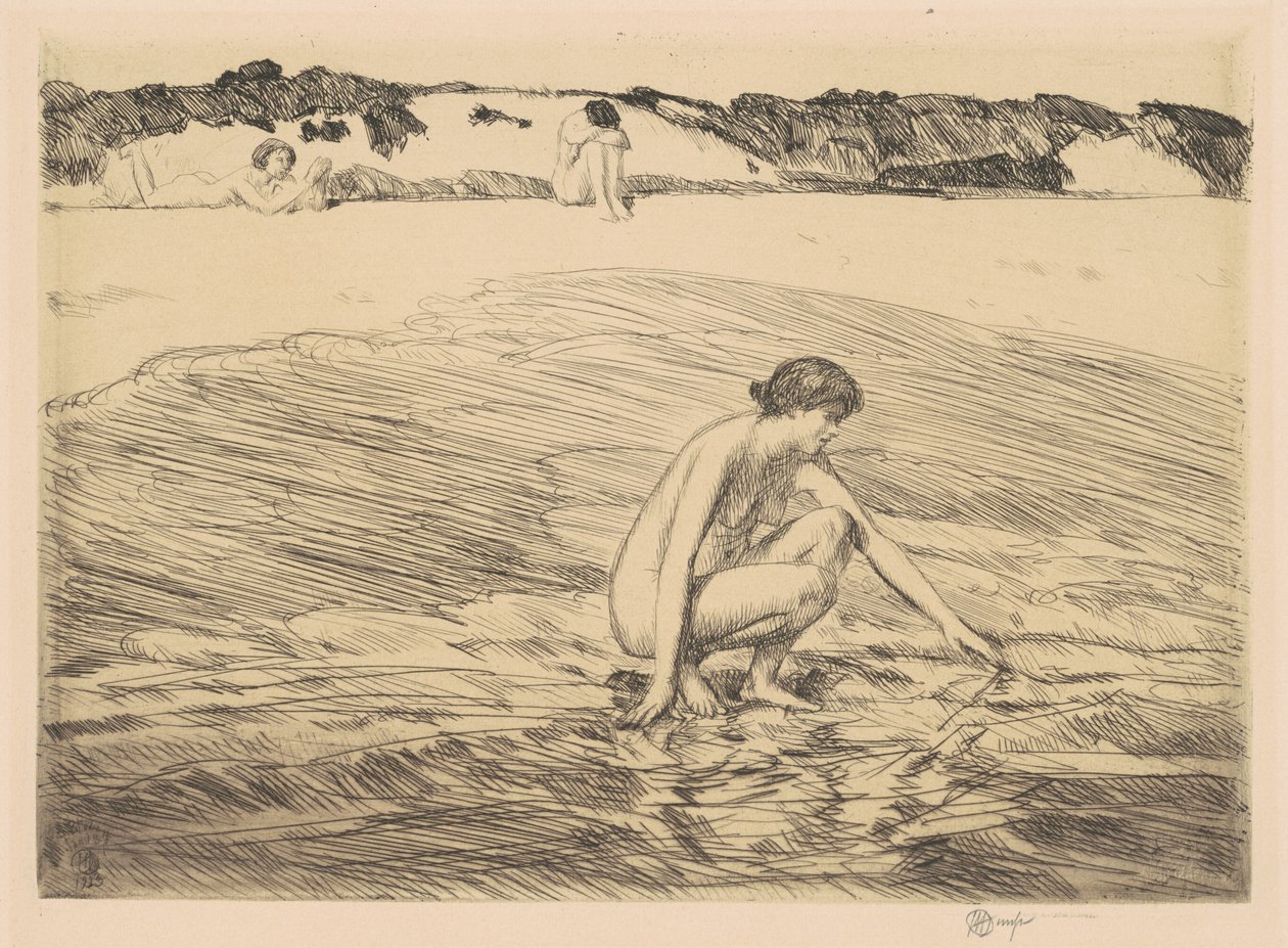Yüksek Gelgit, Montauk, 1922. by Frederick Childe Hassam