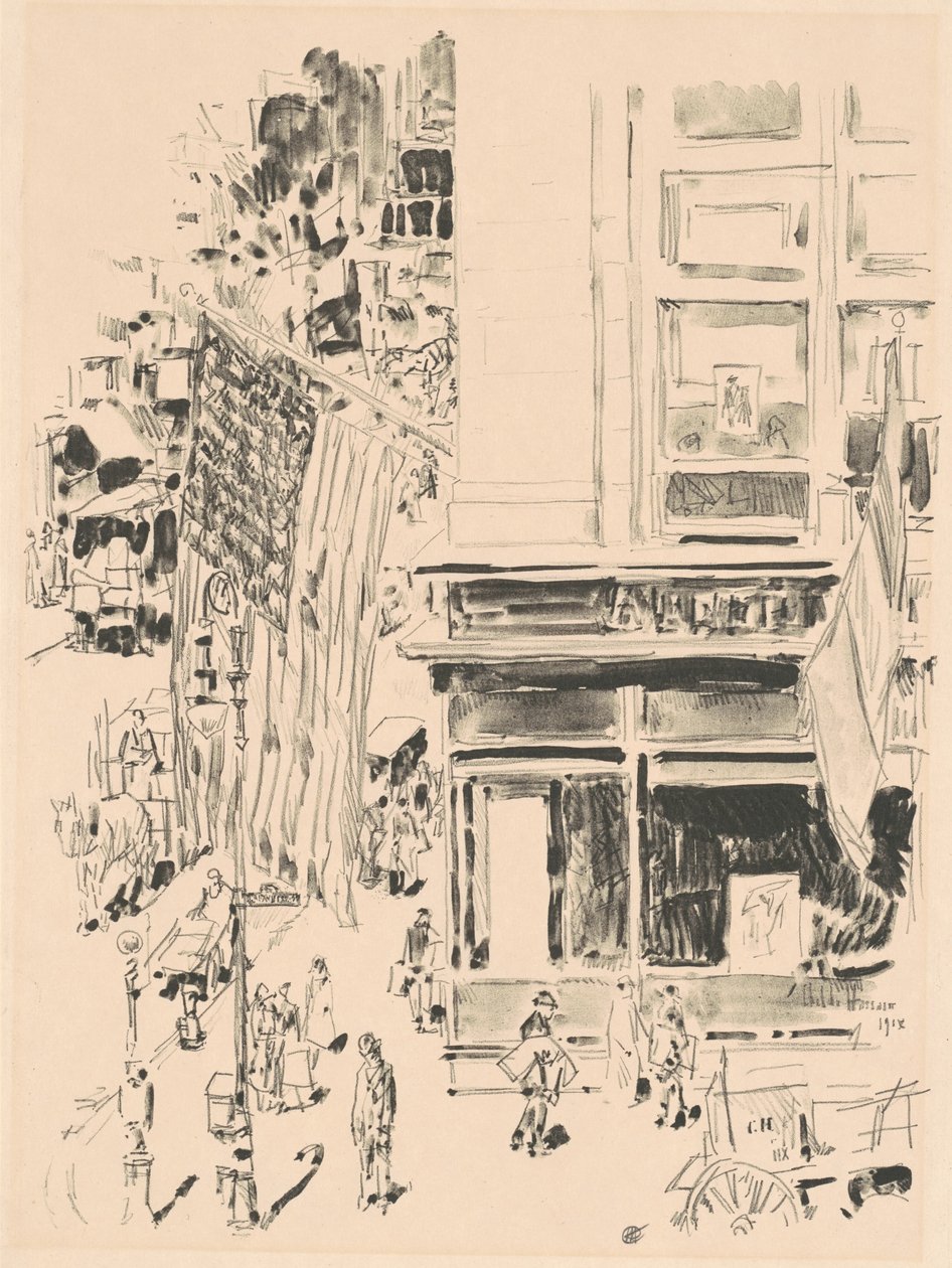 Lafayette Caddesi, 1918. by Frederick Childe Hassam