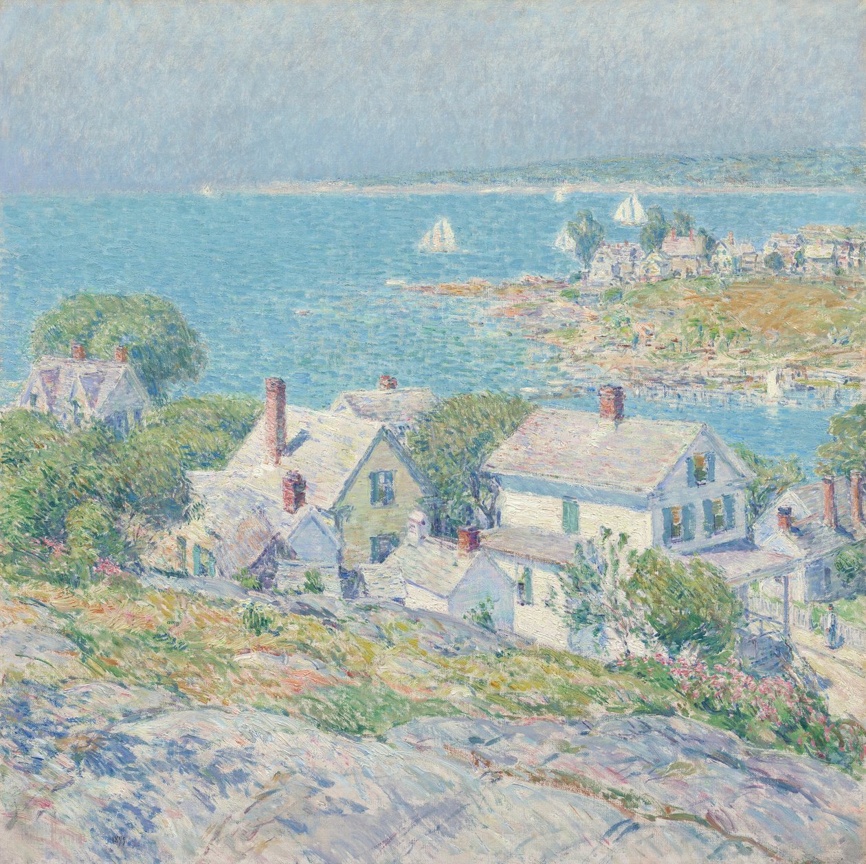 New England Headlands, 1899. by Frederick Childe Hassam