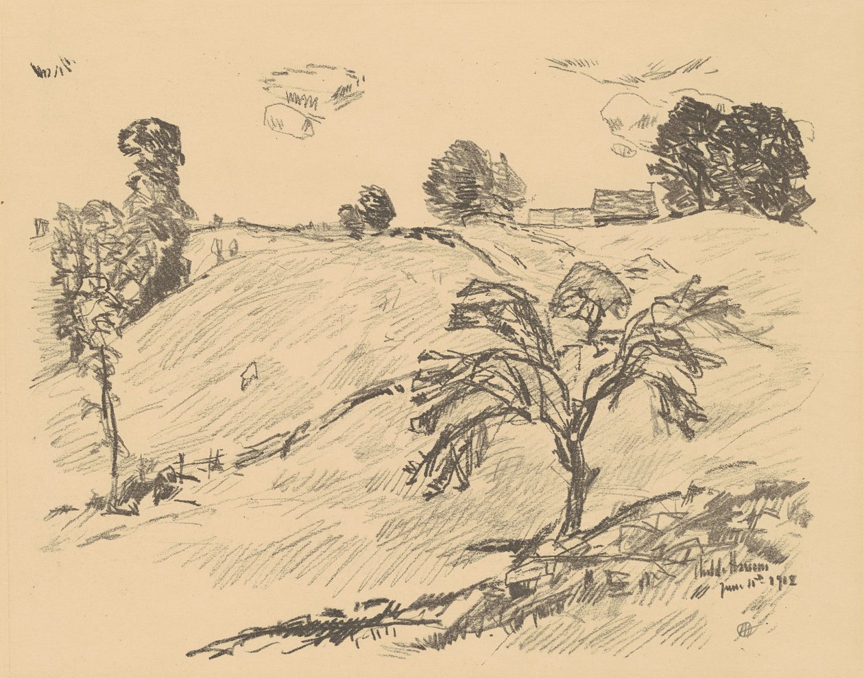 Nod Ülkesi, 1918. by Frederick Childe Hassam