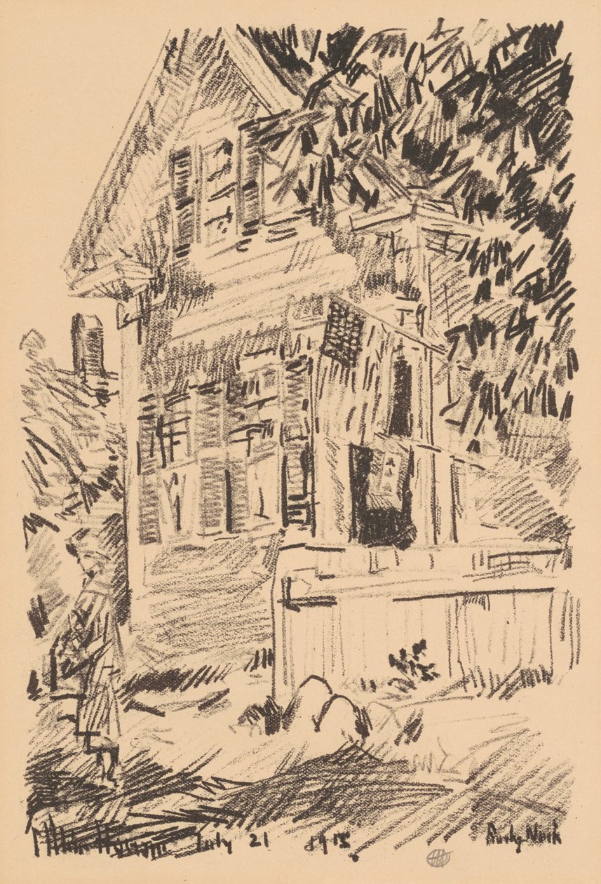 Hizmet Bayrağı, 1918. by Frederick Childe Hassam