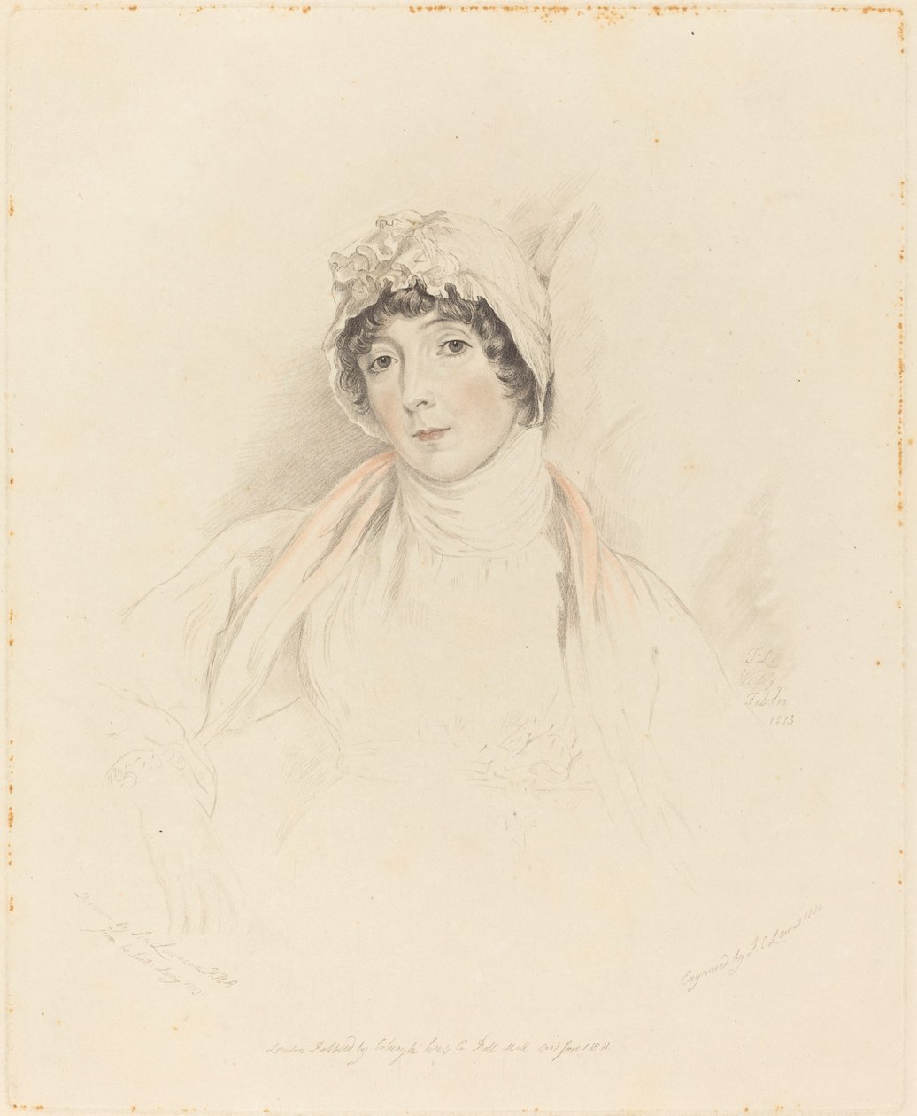 Lucy Lawrence by Frederick Christian Lewis I after Sir Thomas Lawrence