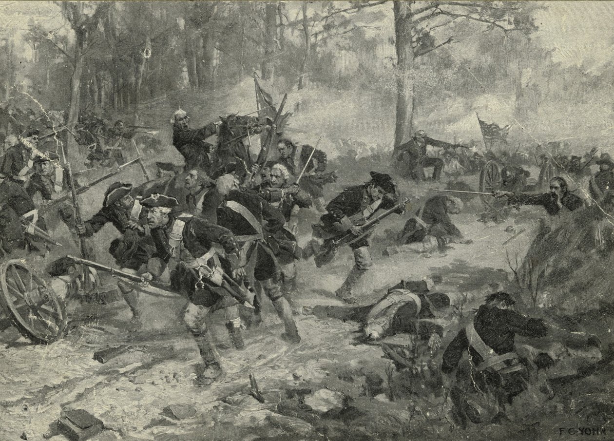 Eutaw Springs Savaşı, 1903 by Frederick Coffay Yohn