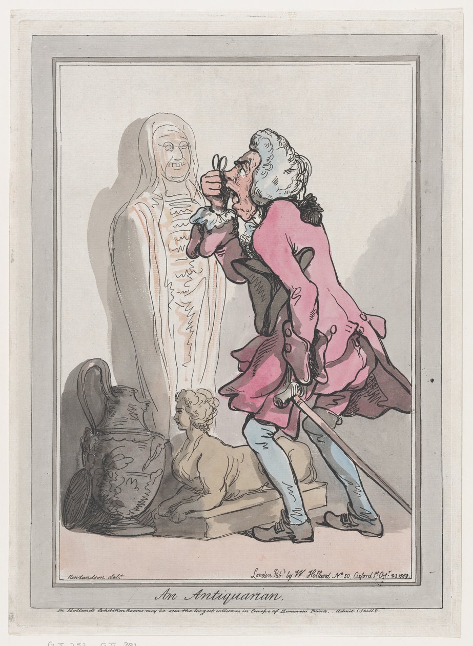 Bir Antikacı, 23 Ekim 1789. by Frederick George Byron