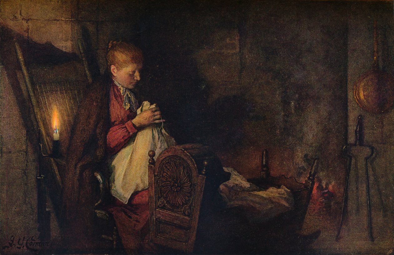 Çalışmak ve İzlemek, c1899 by Frederick George Cotman