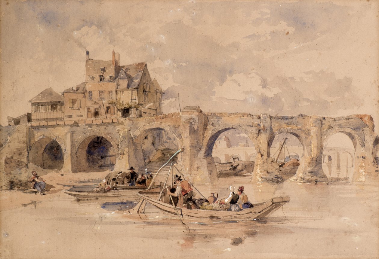 Eski köprü by Frederick Goodall