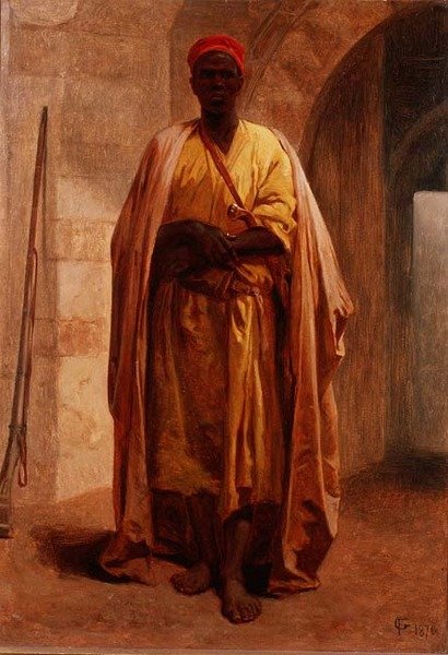 Genç Bir Arap Portresi by Frederick Goodall