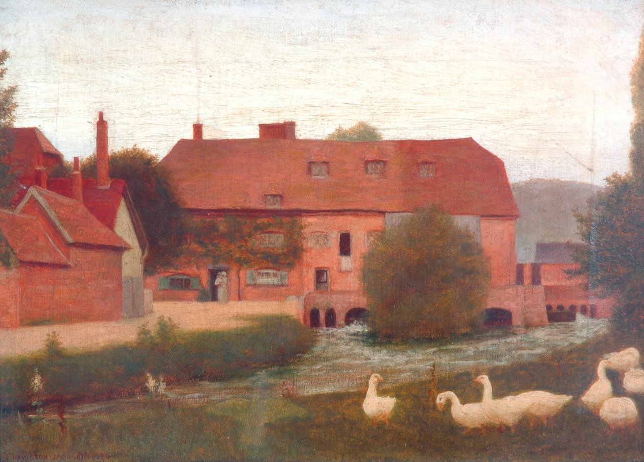 Değirmen Çayı, 1876 by Frederick Hamilton Jackson
