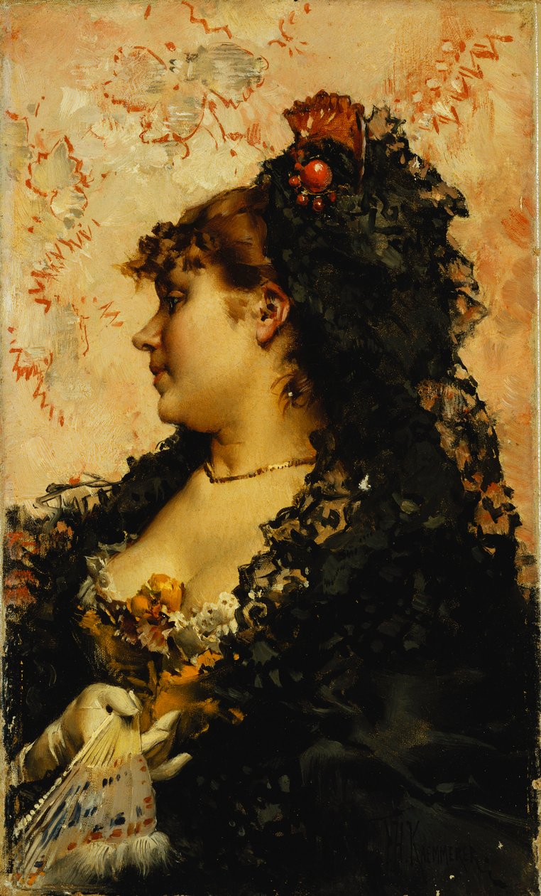 İspanyol Güzeli, by Frederick Hendrick Kaemmerer