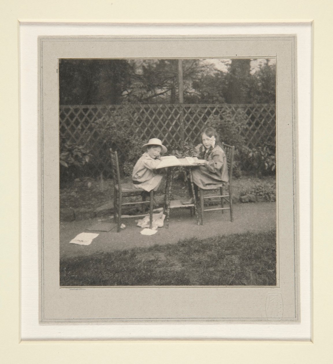 Barbara ve Evan Evans by Frederick Henry Evans