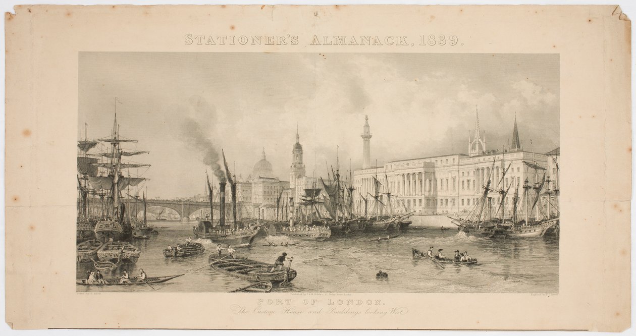 Londra Limanı by Frederick James Havell