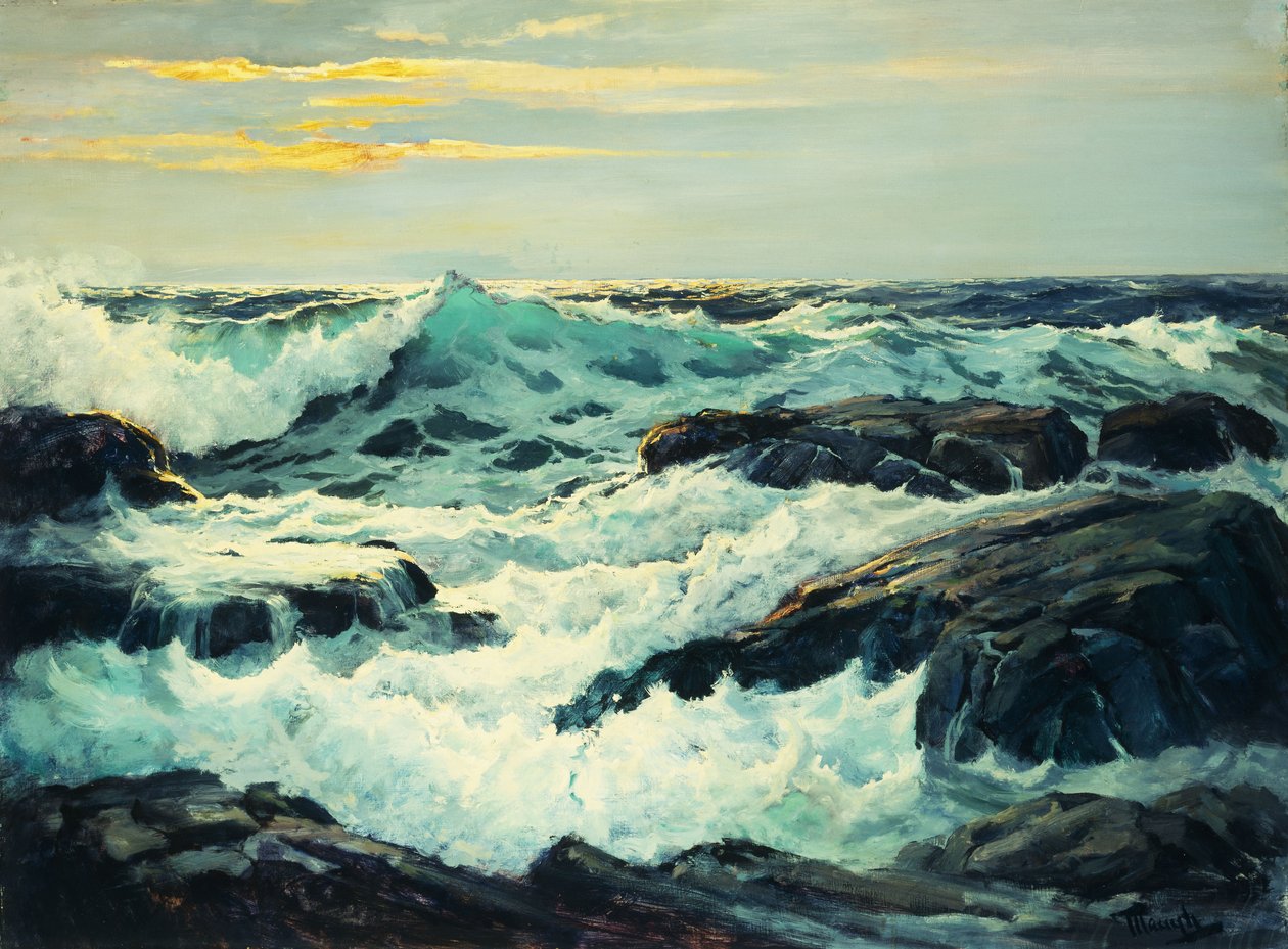Sörf ve Burunlar by Frederick Judd Waugh
