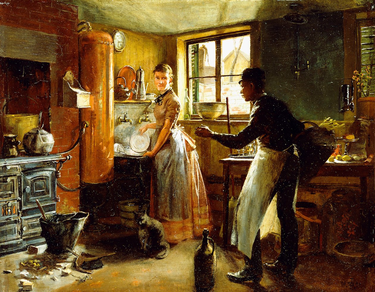 Merdiven Altı, 1885 by Frederick Juengling