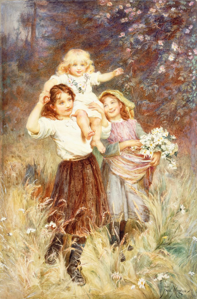 Çiçek Toplama, by Frederick Morgan