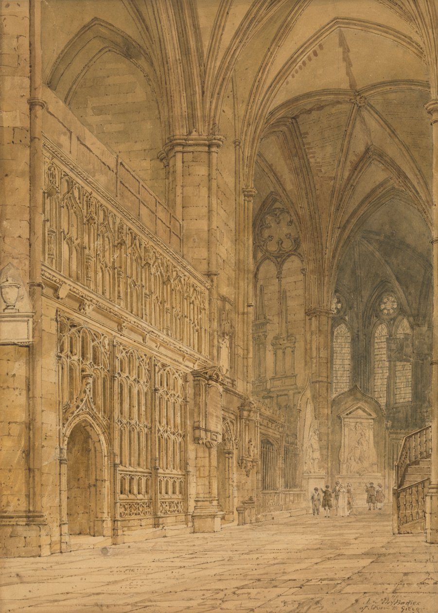 Gezici, Westminster Abbey by Frederick Nash