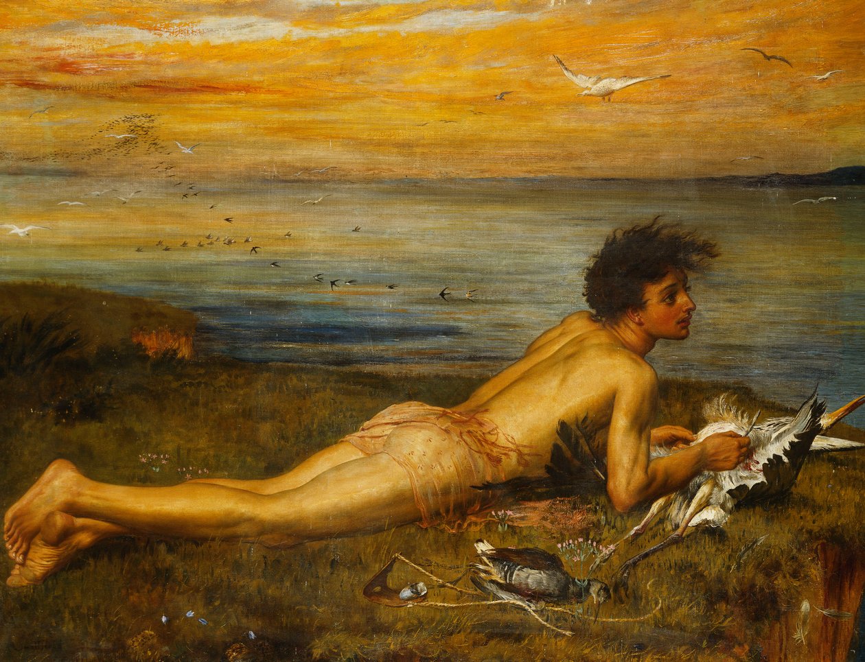 Yelkenlerin Mucidi, 1877 by Frederick Smallfield