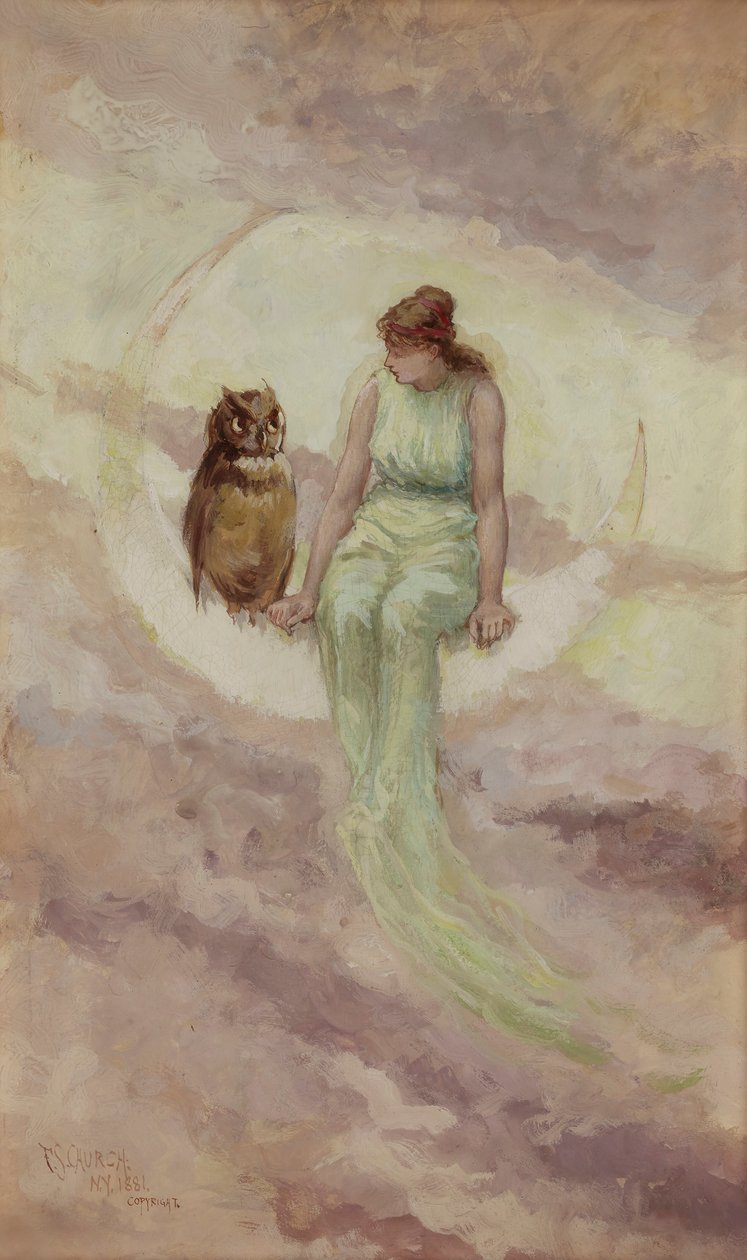 Cadının Kızı, 1881. by Frederick Stuart Church