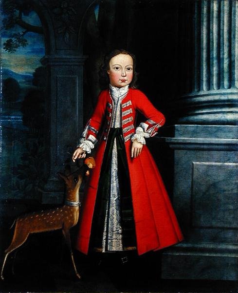 Thomas Lodge (b.c.1735) 1745 (keten üzerine yağ) by Frederick Tellschaw
