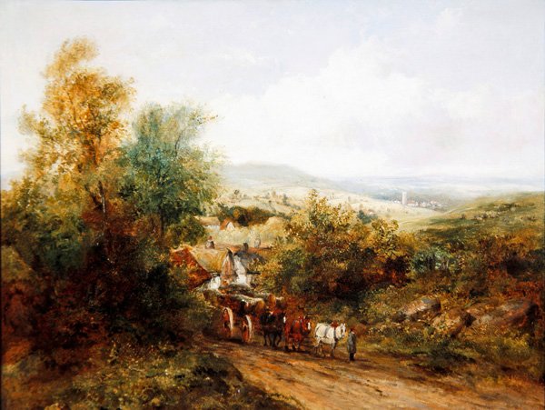 Manzara (tuval üzerine yağlı boya) by Frederick Waters Watts