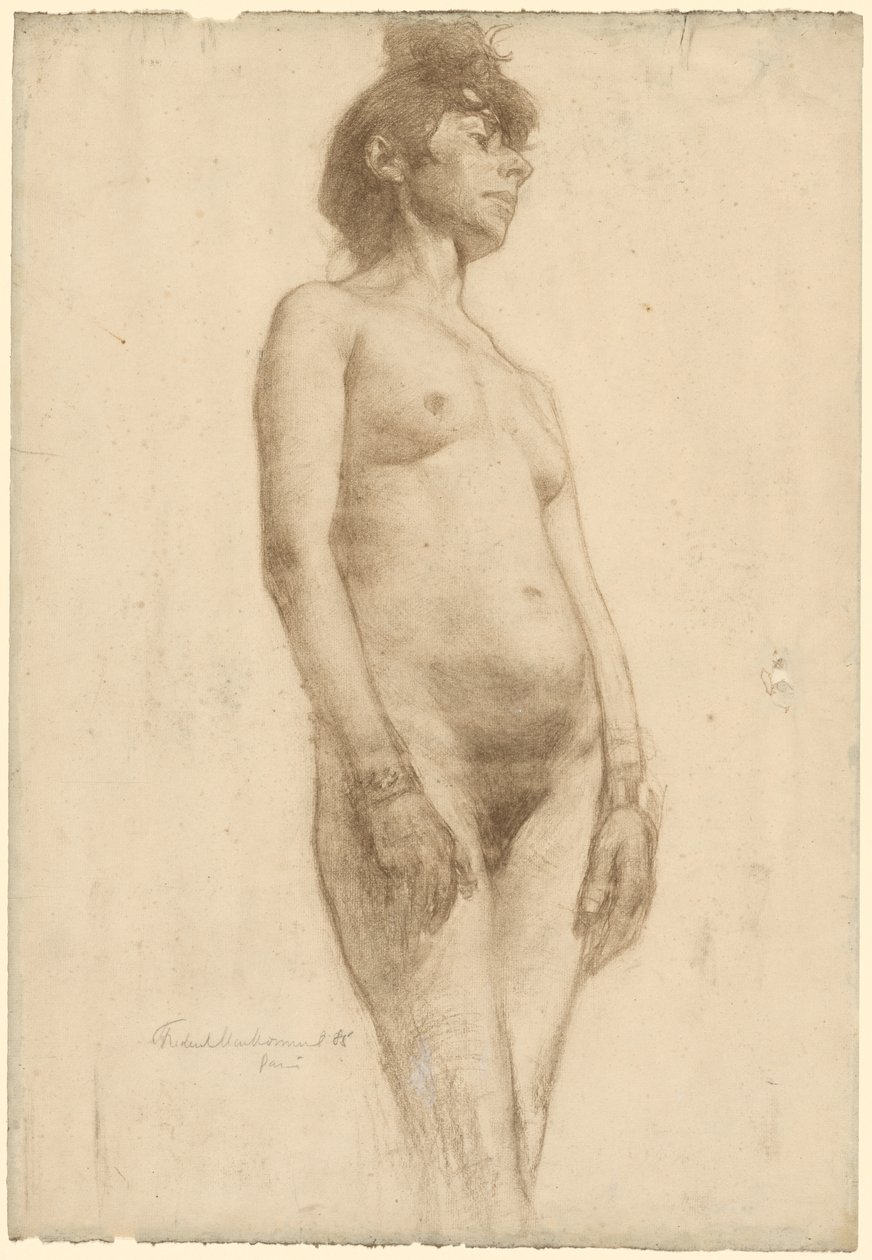 Ayakta Çıplak Kadın, 1885. by Frederick William MacMonnies