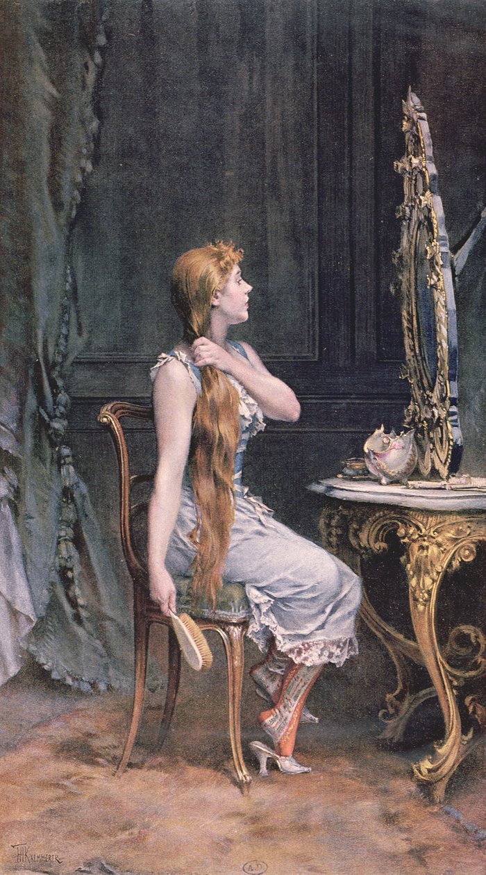 ಗೋಲ್ಡನ್ ಹೇರ್, 1894 ಟರ್ಕ್ by Frederik Hendrik Kaemmerer