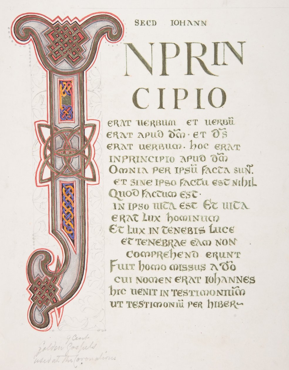 İlk Harfli Işıklı Yaprak I, 1830-62. by Freeman Gage Delamotte
