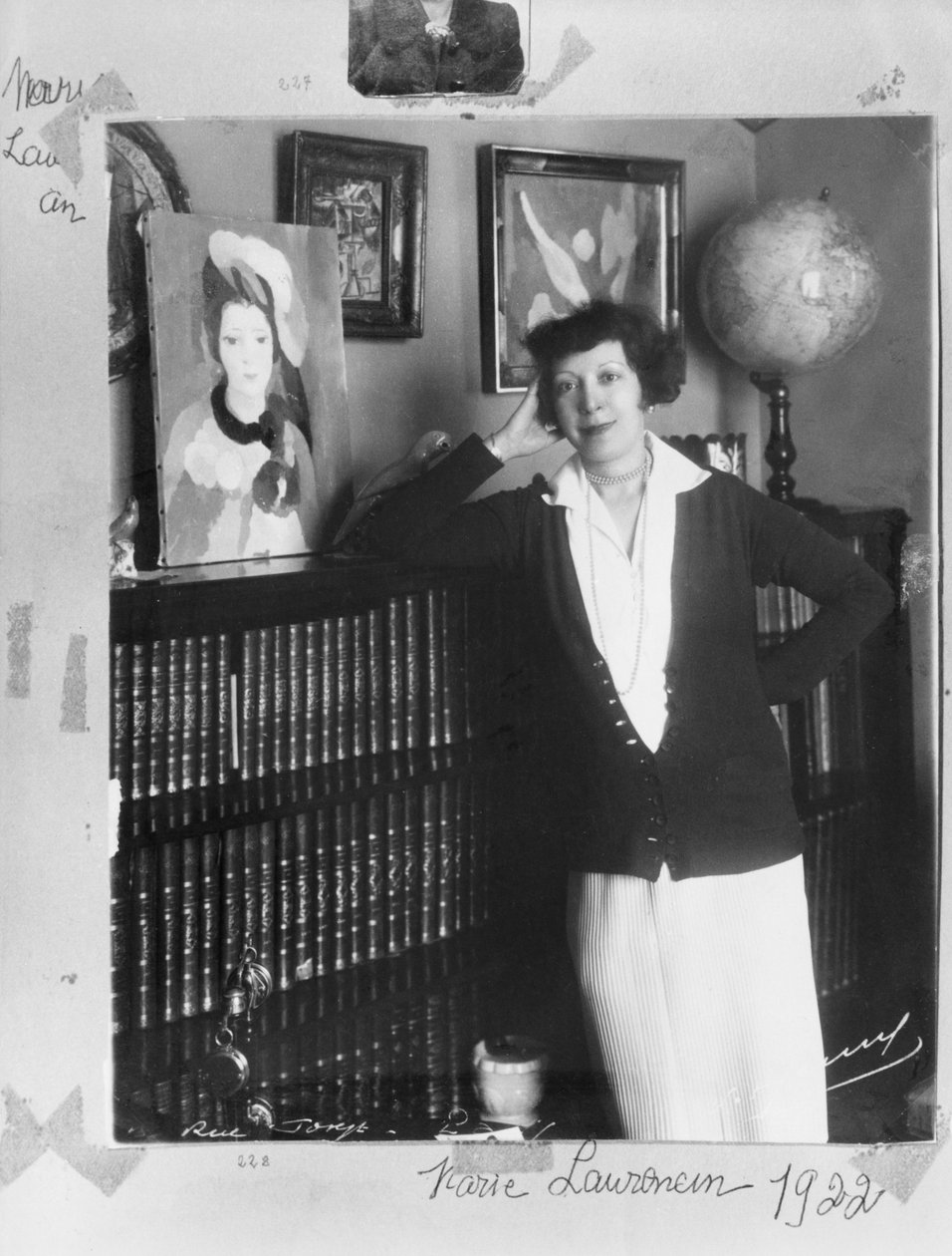 1922 Marcel Jouhandeau Albümünden Marie Laurencin by French Photographer
