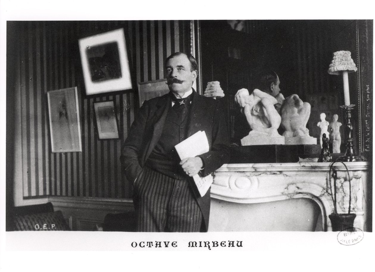 Octave Mirbeau (1848-1917) by French Photographer