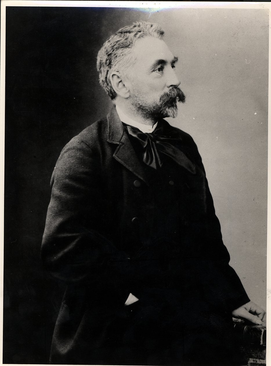 Stephane Mallarme (1842-98) by French Photographer