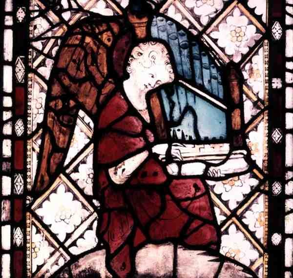Organ Çalan Melek, c.1330 by French School