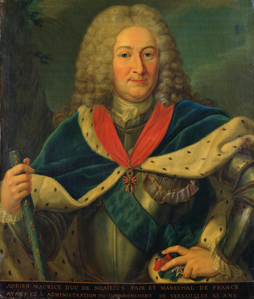 Dük Adrien-Maurice de Noailles (1678-1766) by French School