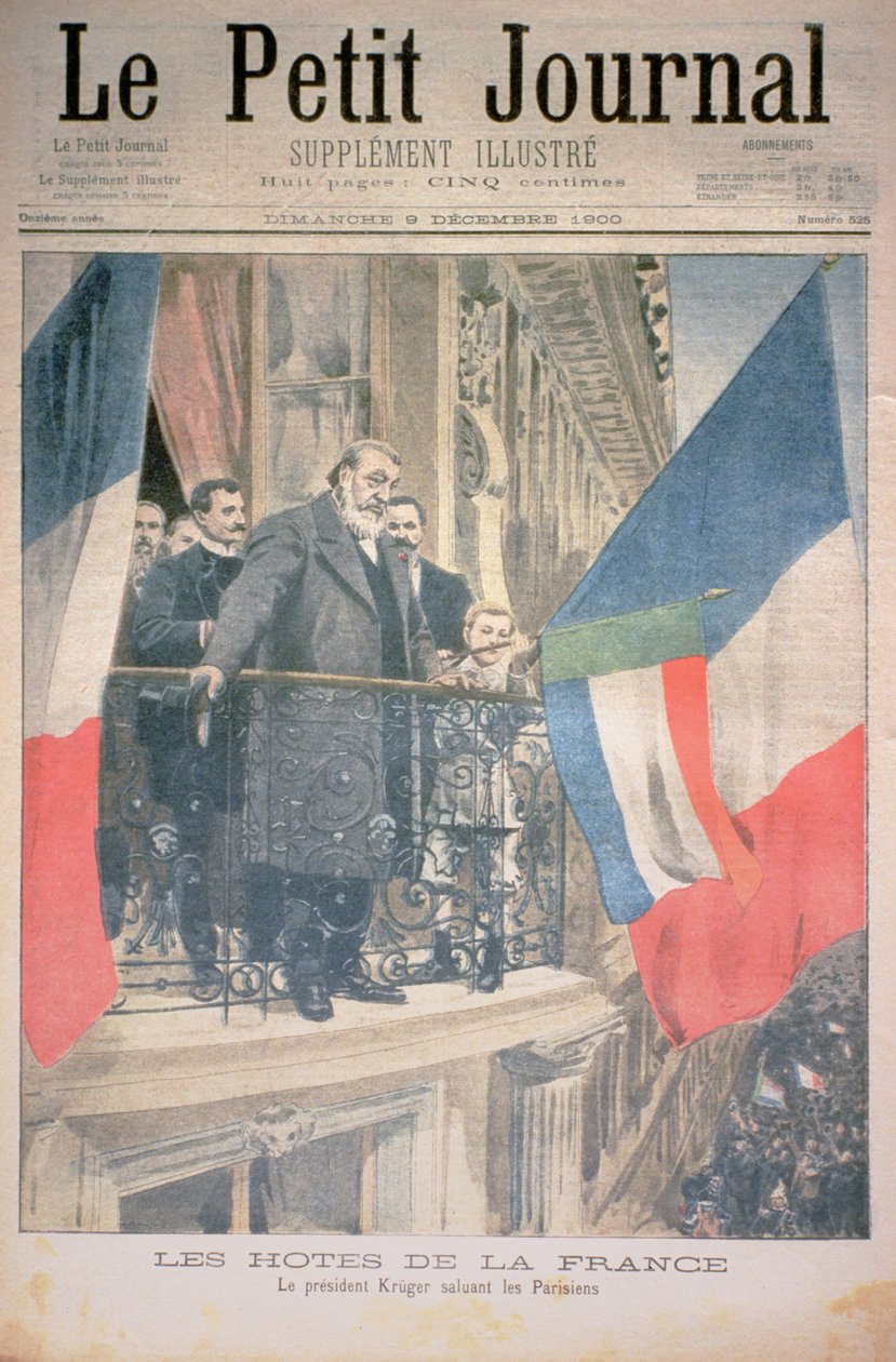 Fransız Ev Sahipleri: Başkan Kruger Parislileri Selamlıyor, Le Petit Journal