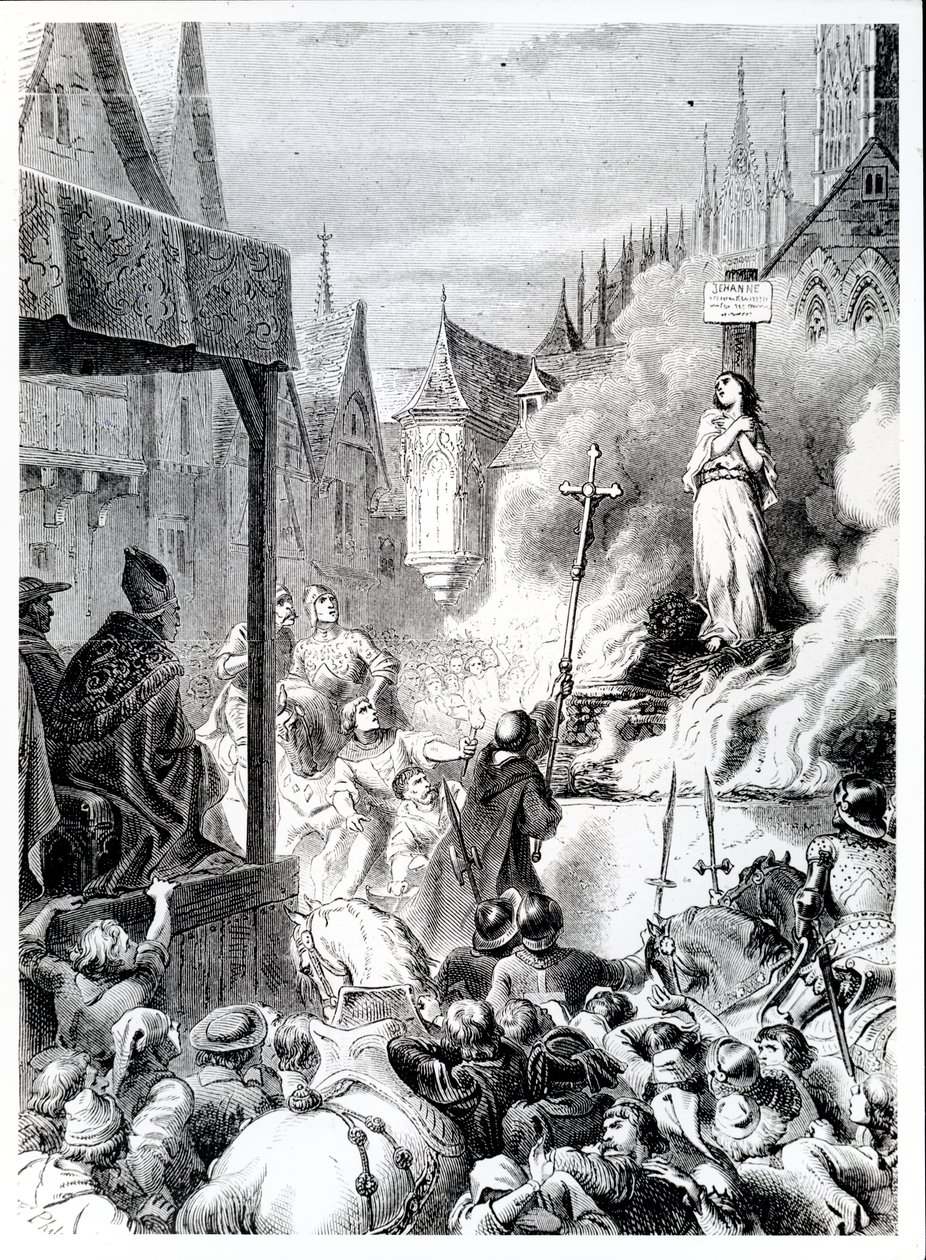 Joan of Arc tehlikede by French School
